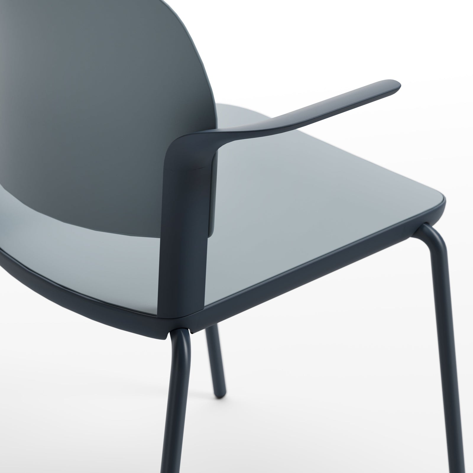 Silla Visitante CIAO OHV-11CB - close-up azul