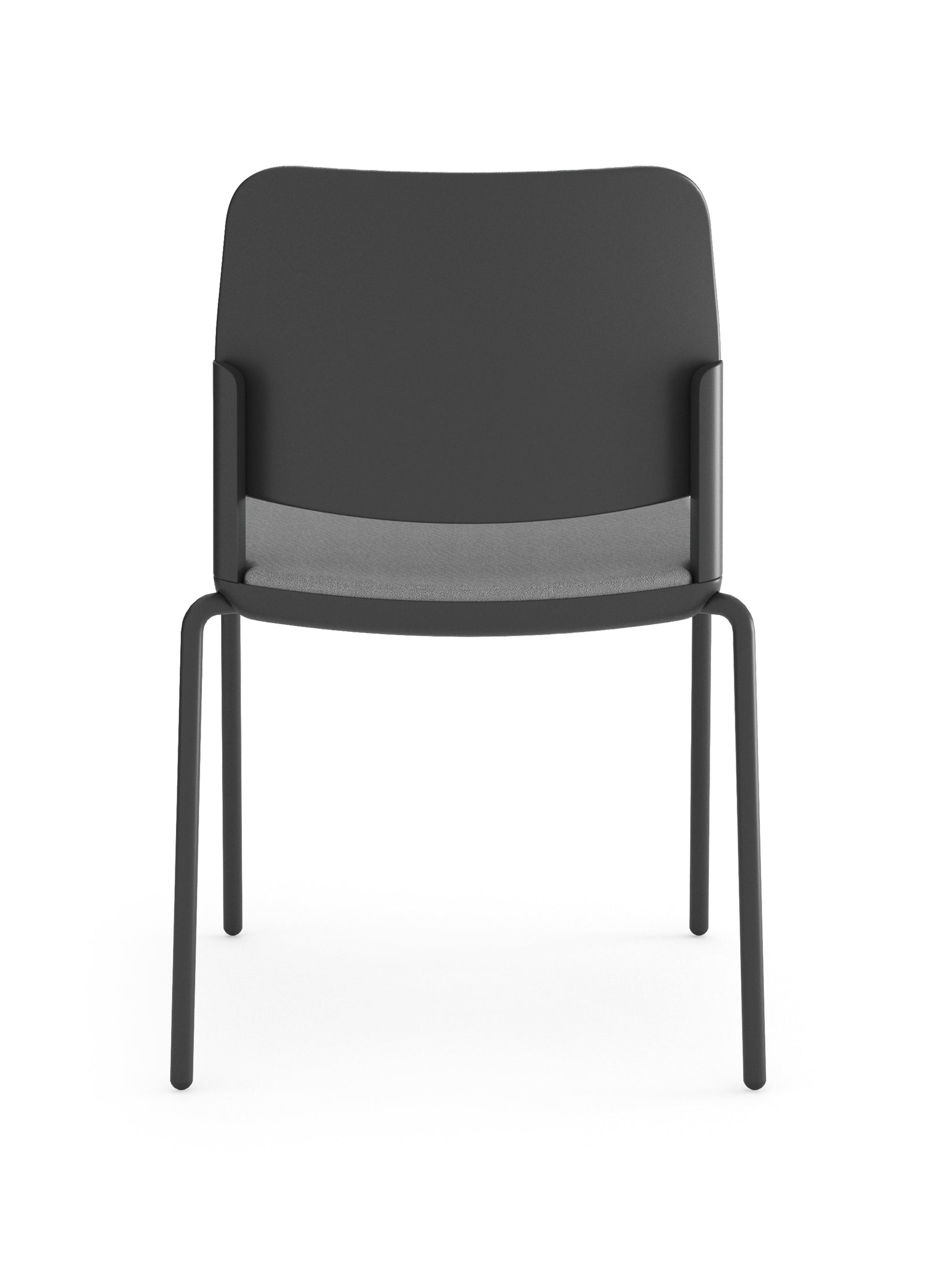 Silla Visitante CIAO OHV-12n Negro - atrás 90°