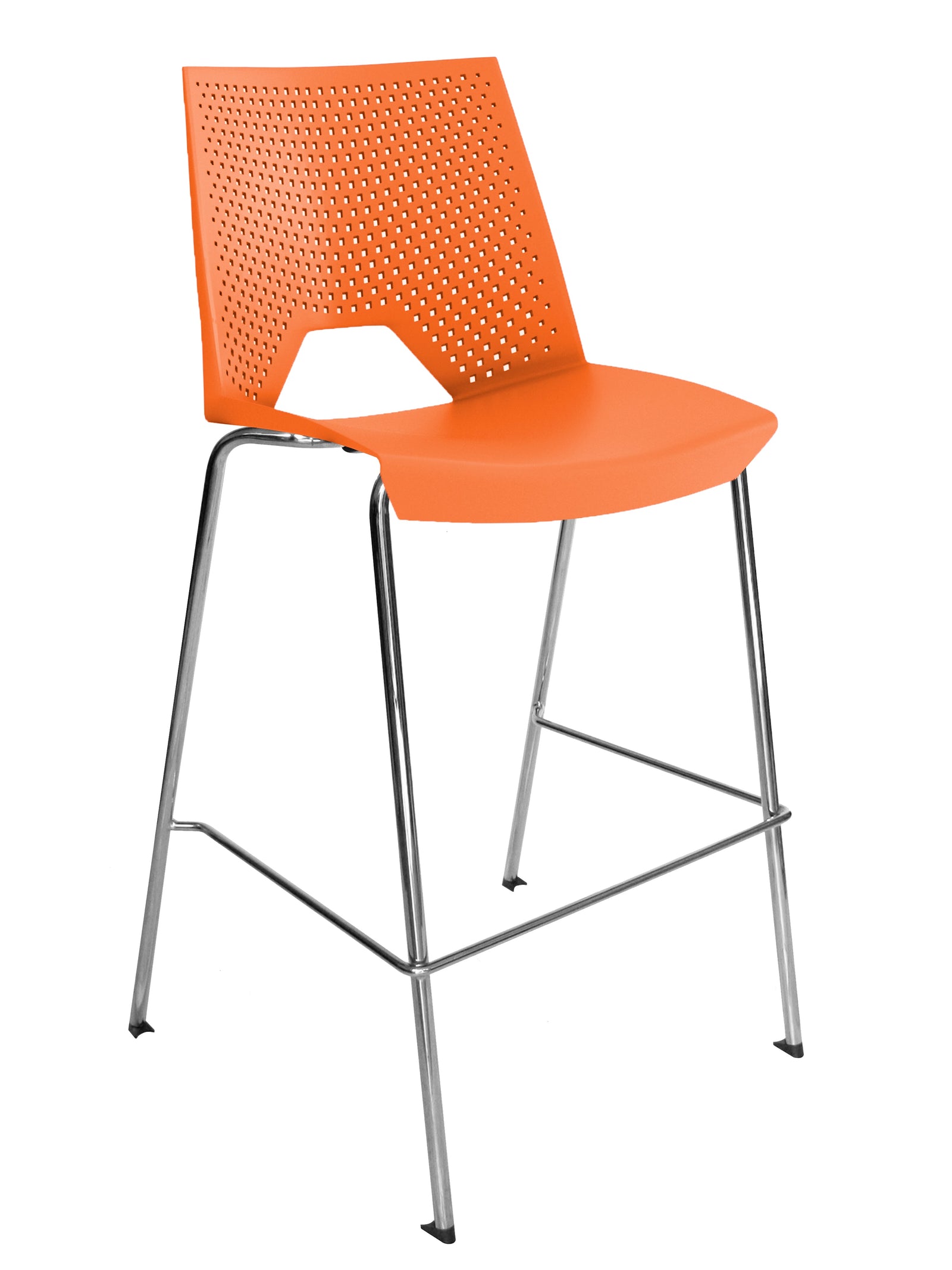 Silla Visitante STRIKE OHV-13alta - naranja