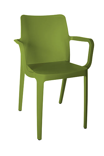 Silla Visitante SOLEI OHV-60 - verde