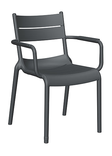 Silla Visitante NAPLES OHV-7220A - gris oscuro