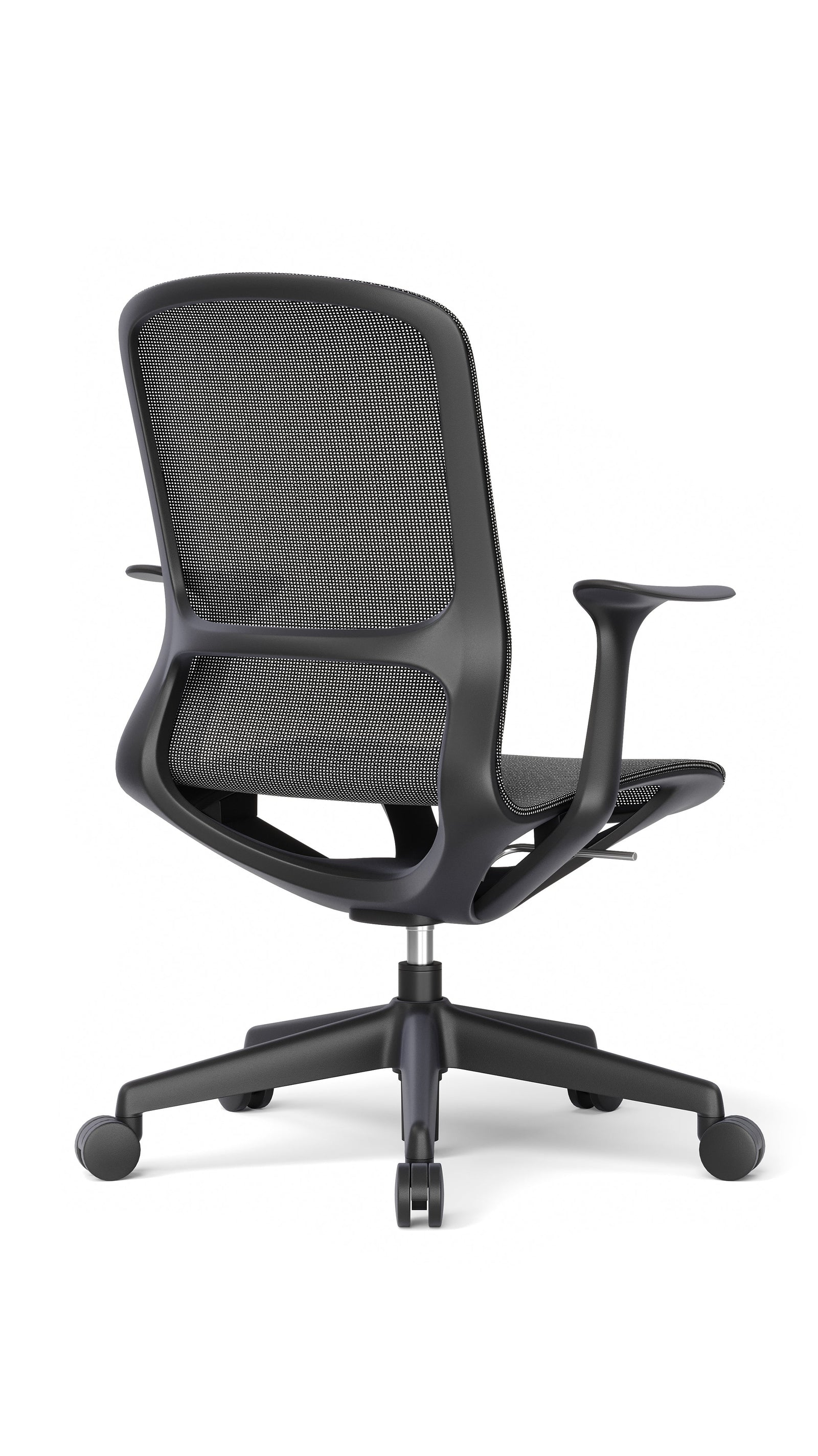 Silla Operativa Rainbow OHE-101n Negro - atrás