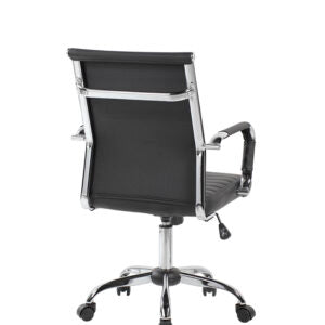 Silla Ejecutiva GA-003 negra - vista 3/4 trasera