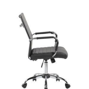 Silla Ejecutiva GA-003 negra - vista 3/4 lateral