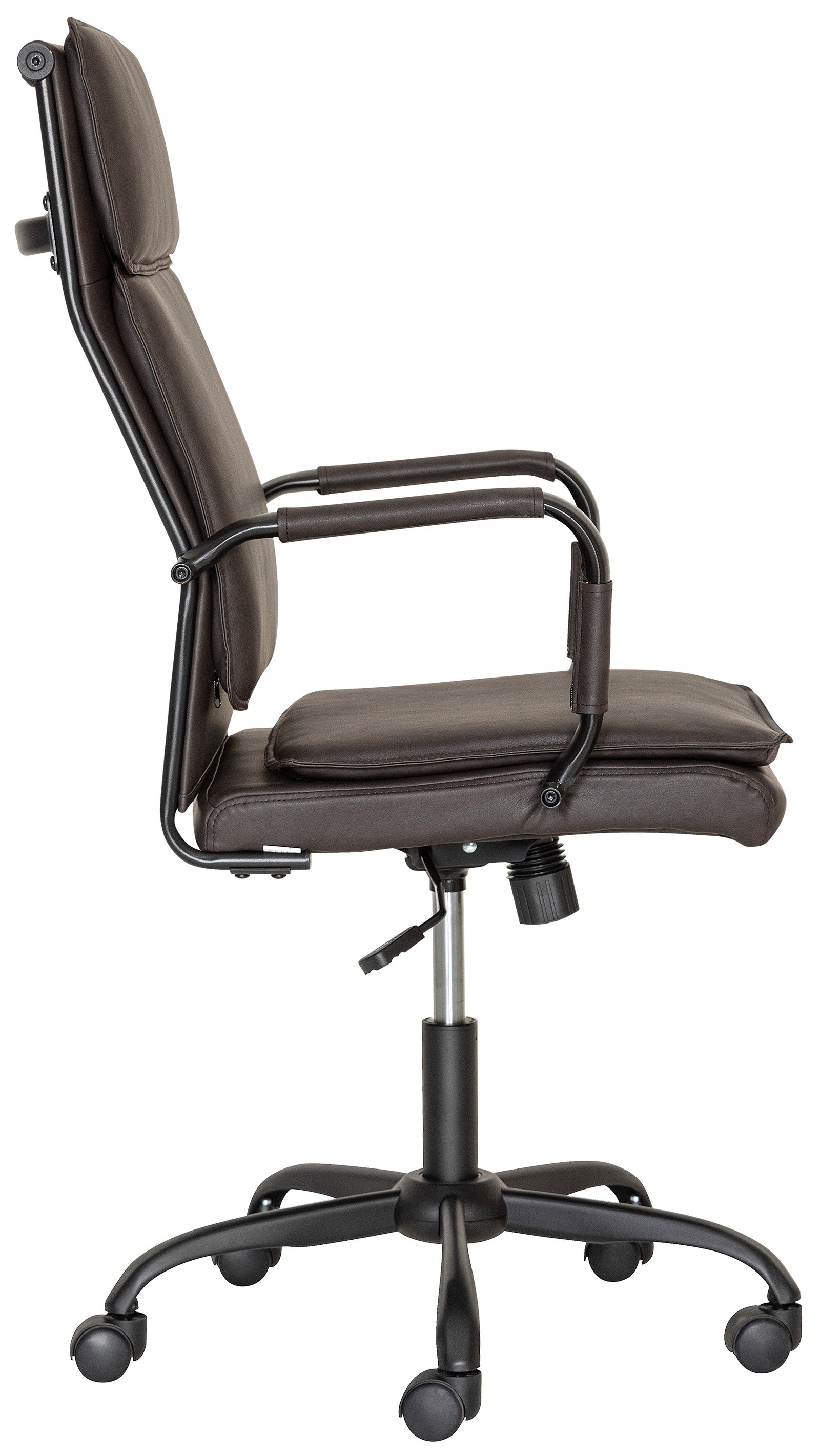 Silla Ejecutiva GA-005A chocolate - vista lateral