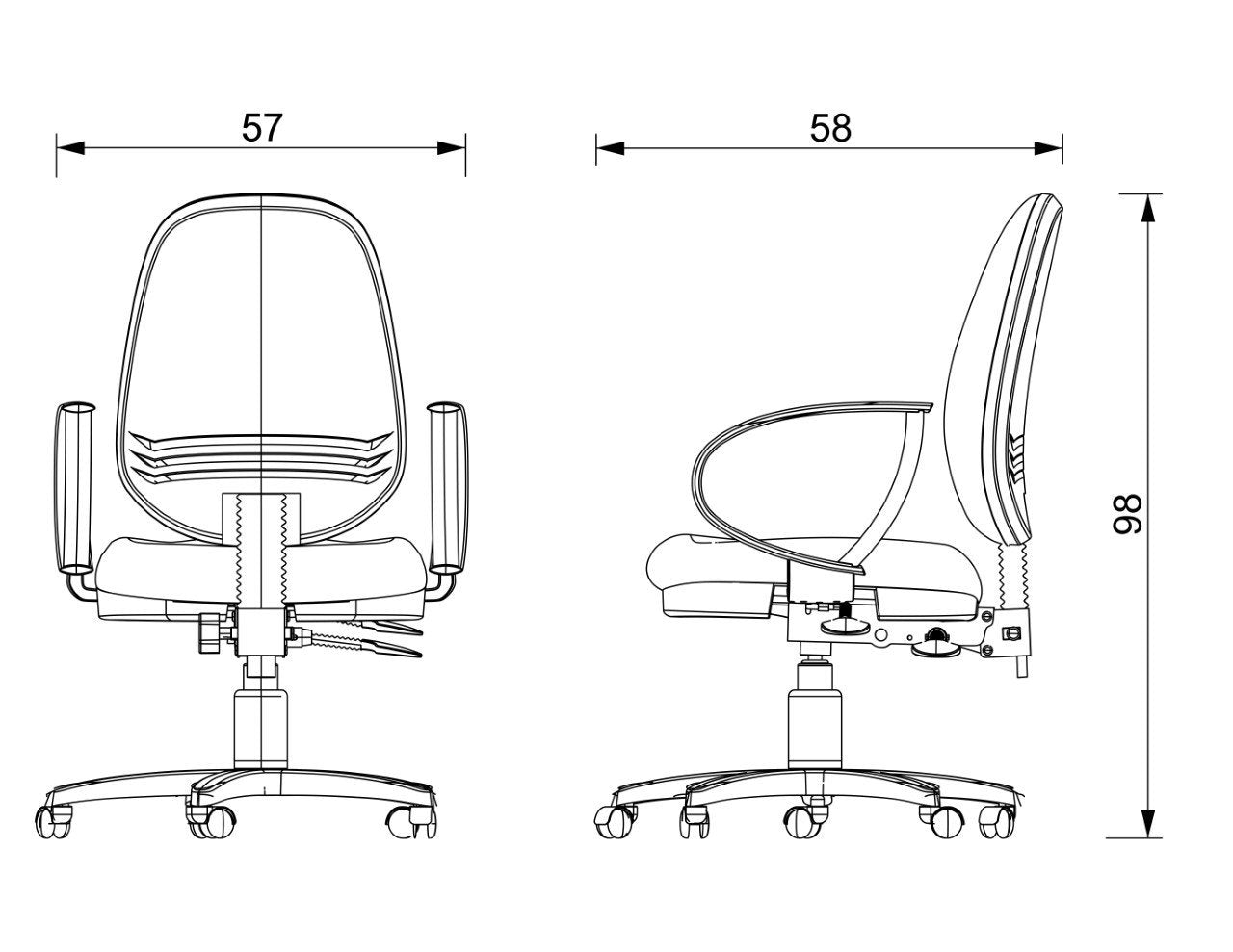SILLA OPERATIVA BM 230 BR11 - OffiMobile