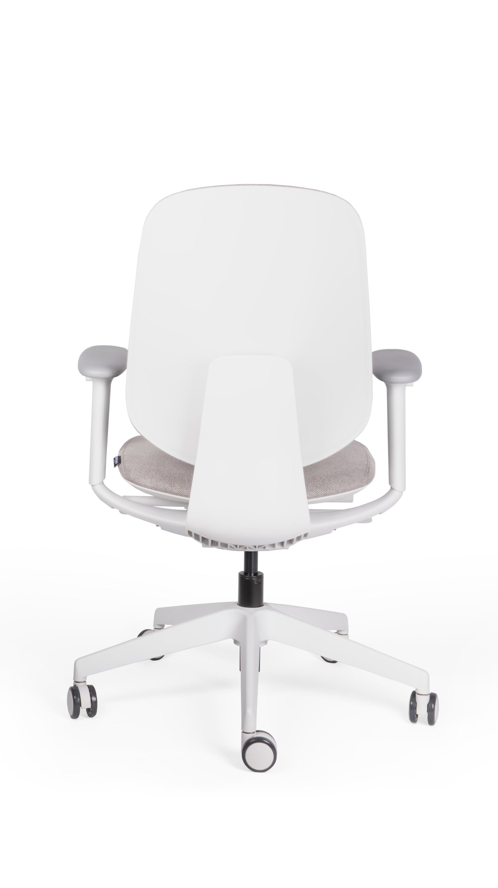 Silla Operativa LUKE OHE-2006 Gris - Atrás 90°