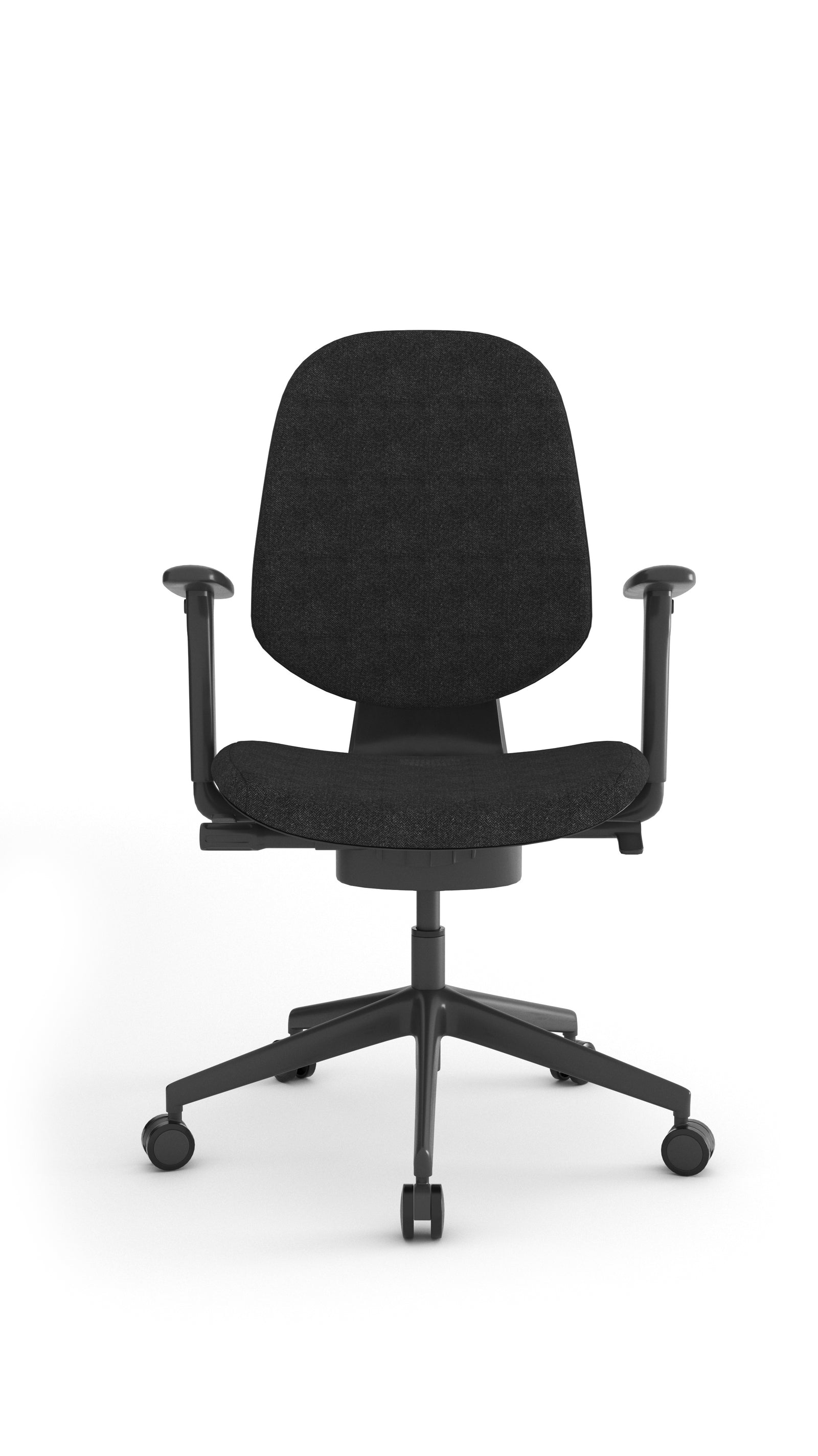 Silla Operativa LUKE OHE-2006 Negro - Frente