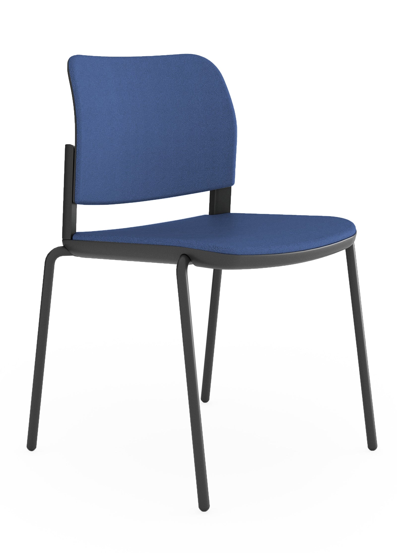 Silla Visitante CIAO OHV-12n Negro - Azul Medio