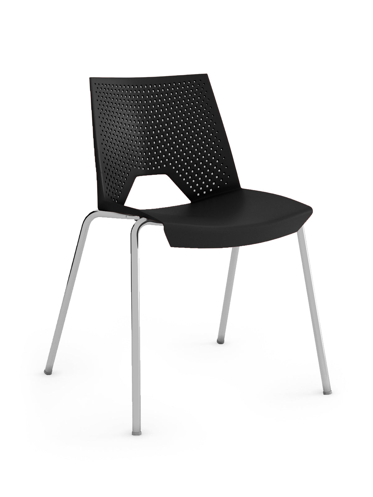 Silla Visitante STRIKE OHV-13 - negro