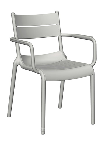 Silla Visitante NAPLES OHV-7220A - gris acero