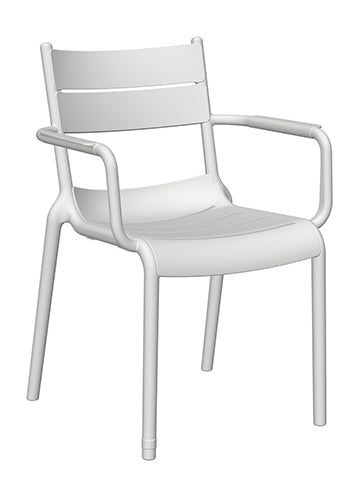 Silla Visitante NAPLES OHV-7220A - blanco