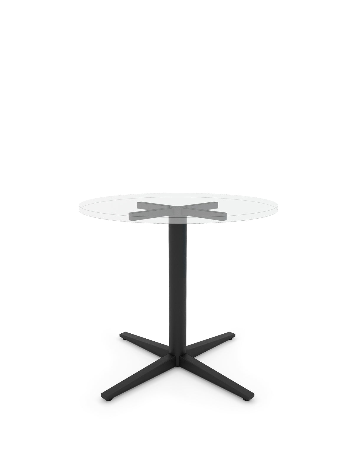 Mesa PEDESTAL 300-BL con cubierta circular