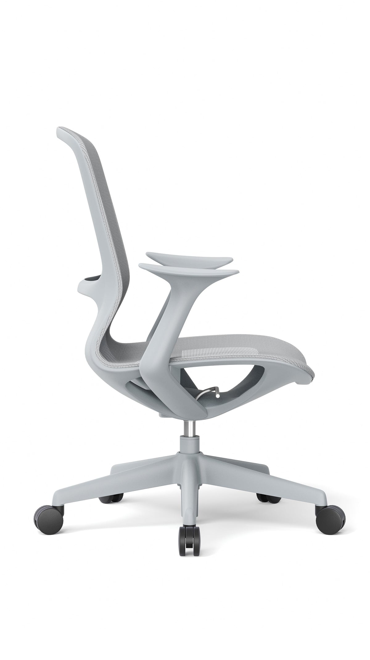 Silla Operativa Rainbow OHE-101 Gris - lateral