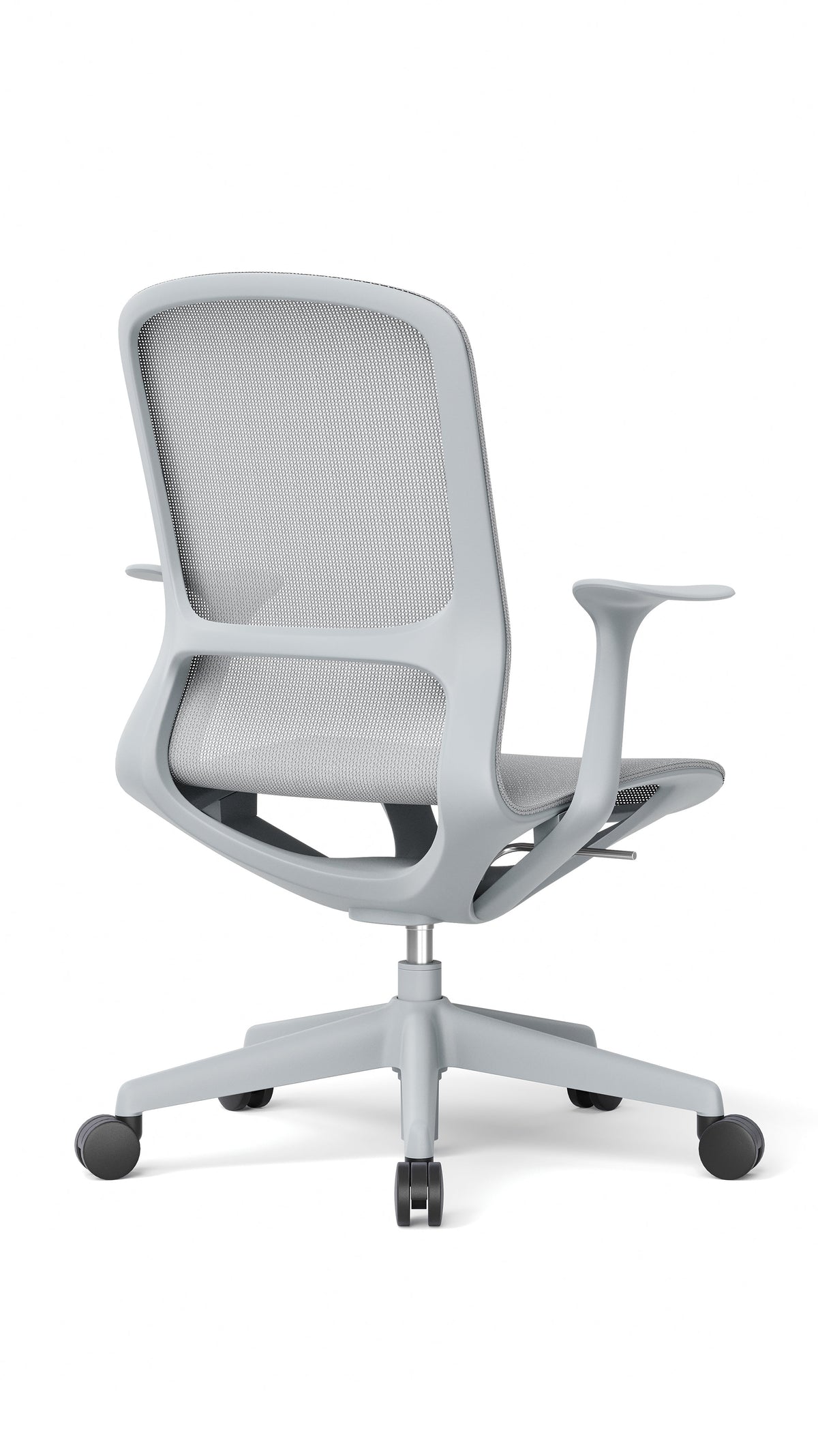 Silla Operativa Rainbow OHE-101 Gris - atrás