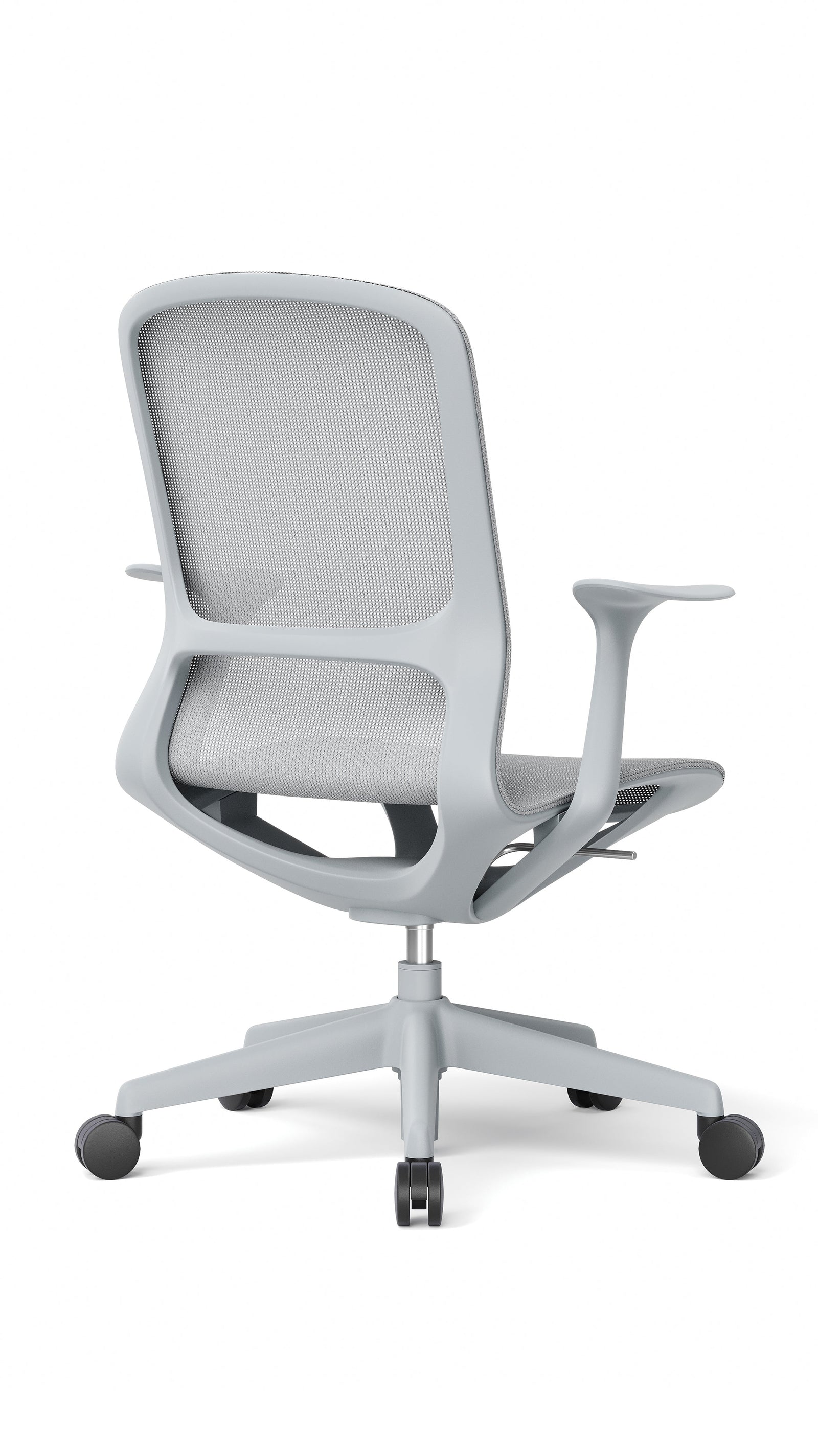 Silla Operativa Rainbow OHE-101 Gris - atrás