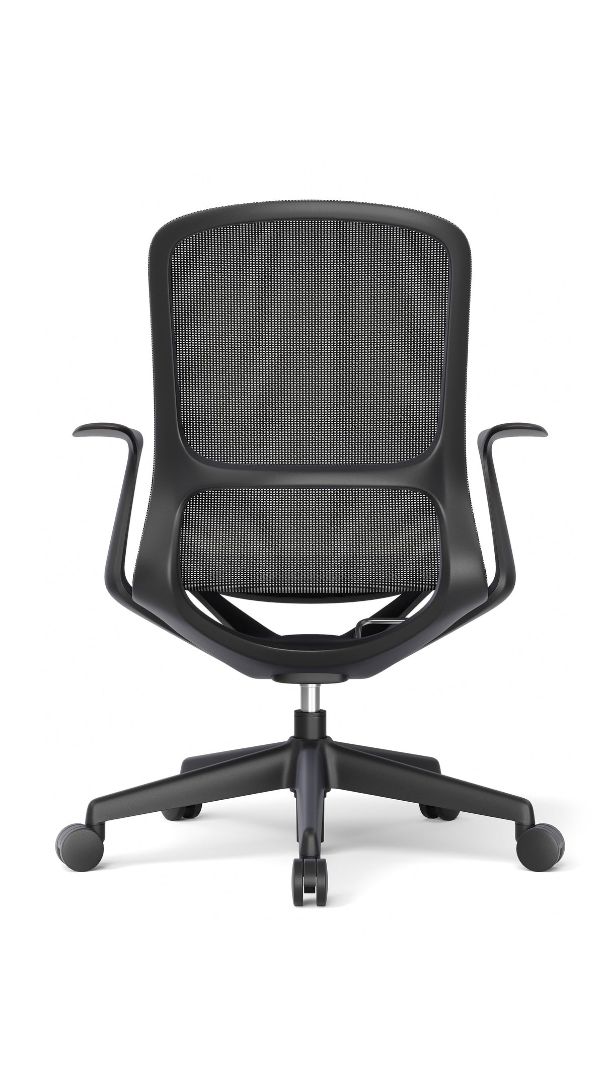 Silla Operativa Rainbow OHE-101n Negro - vista 3/4