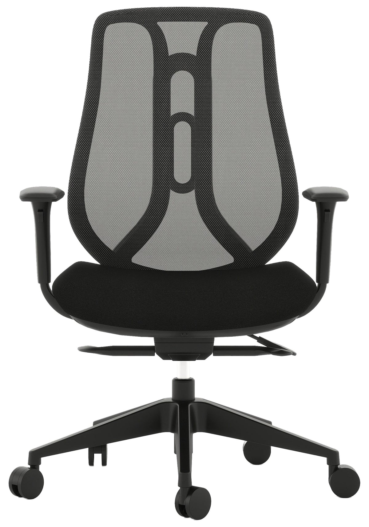 Silla Ejecutiva AC-40S acabado tapizado negro - vista frontal