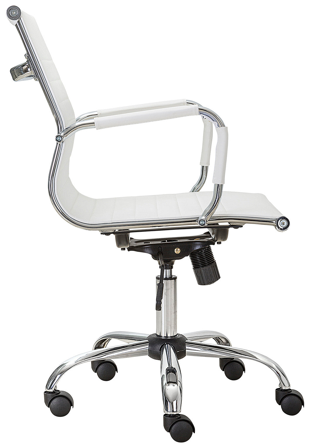 Silla Ejecutiva GA-002 blanca - vista lateral