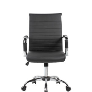 Silla Ejecutiva GA-003 negra - vista frontal