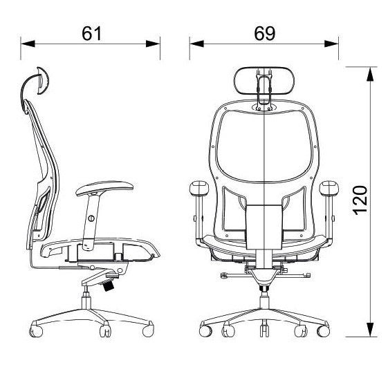 Silla Ejecutiva BM 8401 - OffiMobile