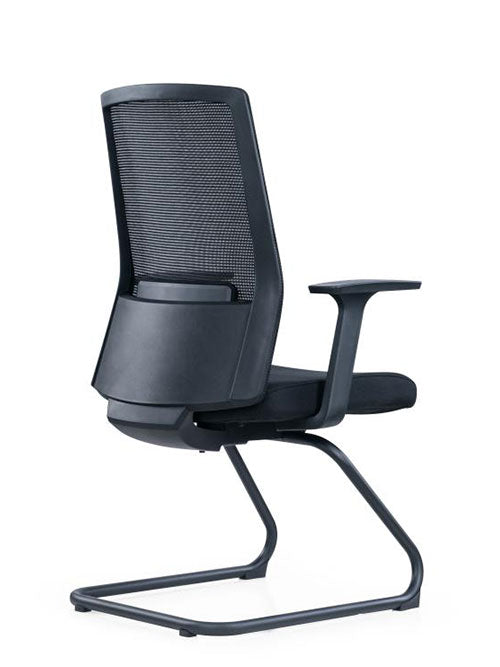 Silla Visitante Artic Black - OffiMobile