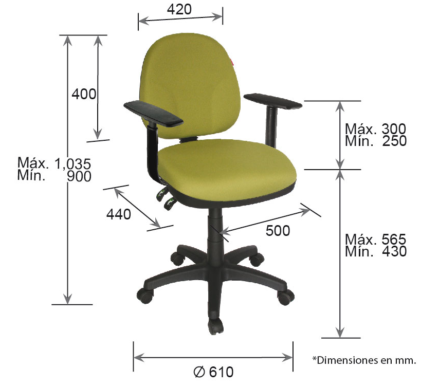 SILLA PROCHAIR 2P - OffiMobile